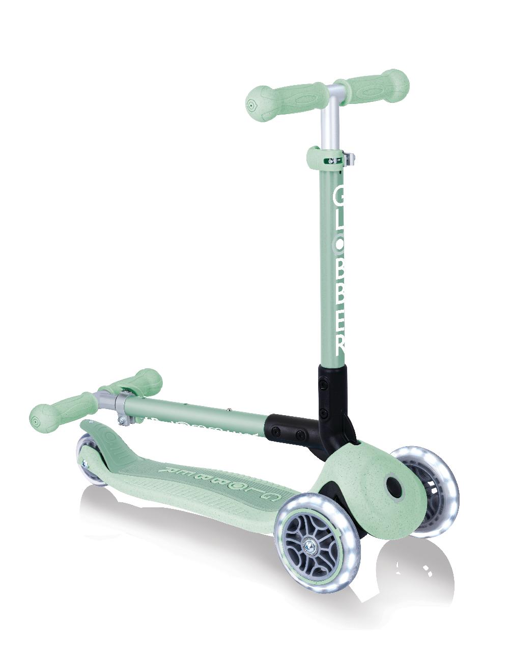 babymarkt Junior Faltbarer Scooter Lights Eco pistazie Letzte 2 Tage