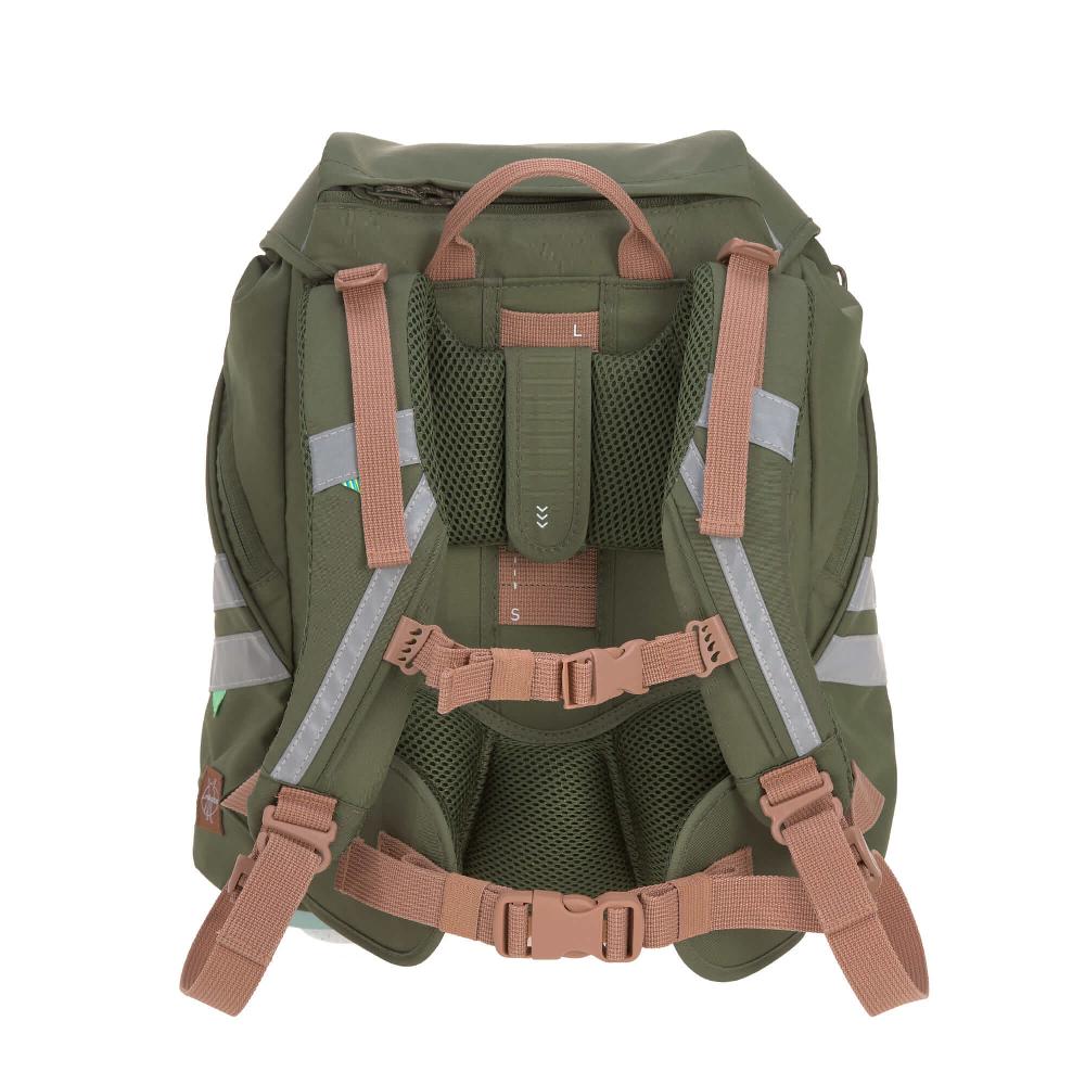 babymarkt Schulranzen-Set 7-tlg. Flexy Unique olive Vierteljährliche Förderung