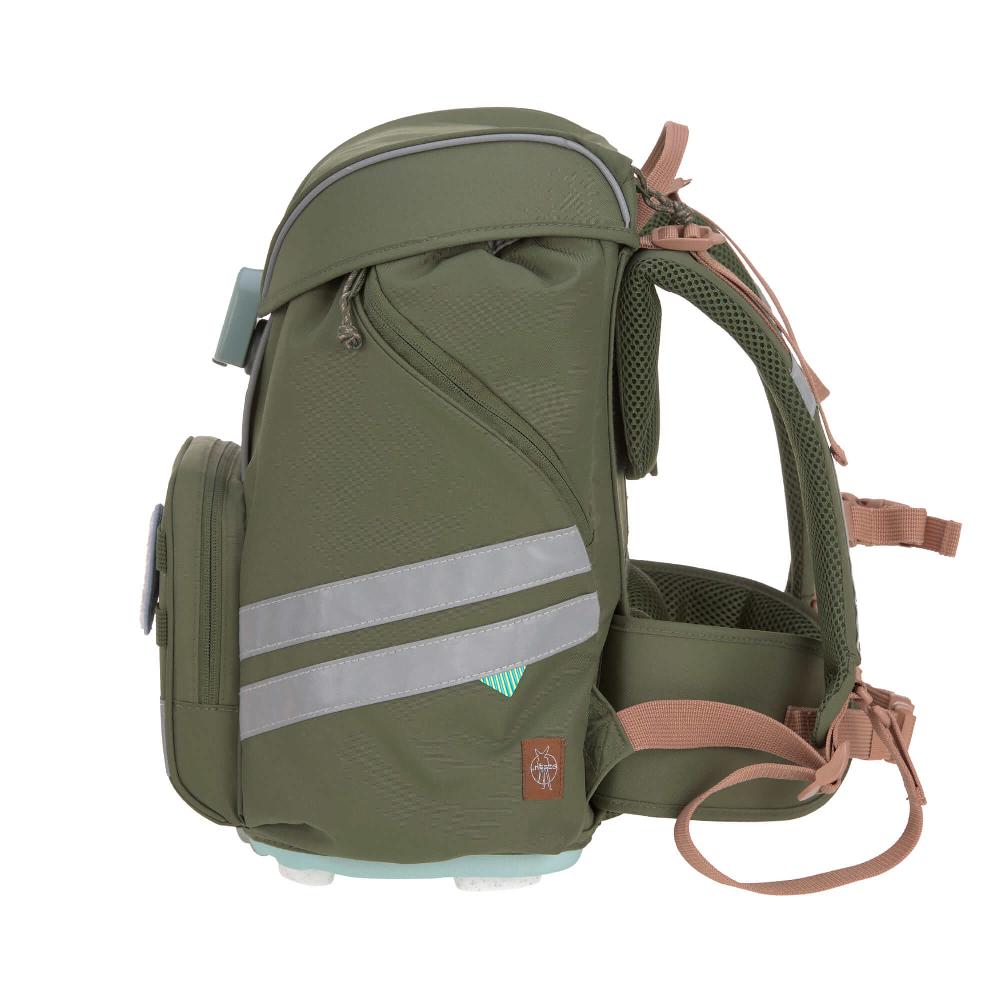 babymarkt Schulranzen-Set 7-tlg. Flexy Unique olive Vierteljährliche Förderung