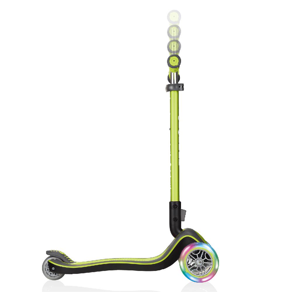 babymarkt Scooter ELITE DELUXE LIGHTS mit Leuchtrollen lime grün Clearance-Verkauf