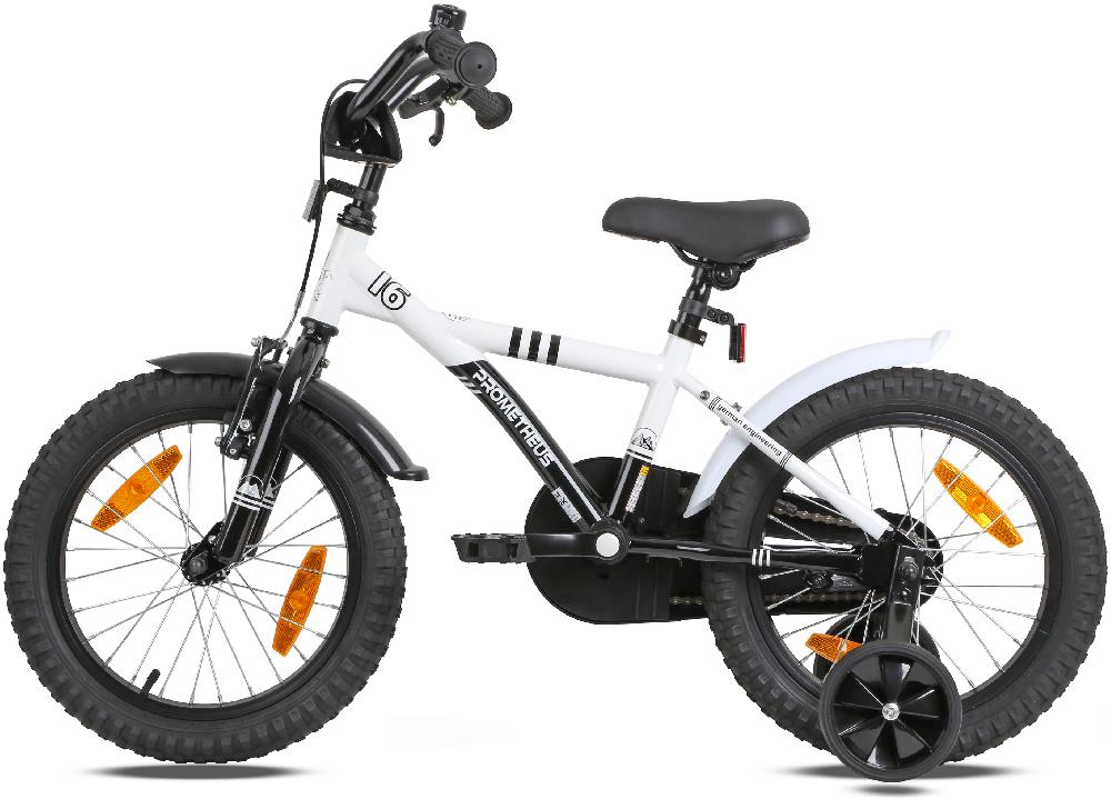 babymarkt Kinderfahrrad 16" mit Stützräder weiß-schwarz Speichern exportieren