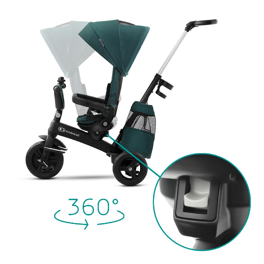 babymarkt Tricycle EASYTWIST midnight green zollfrei