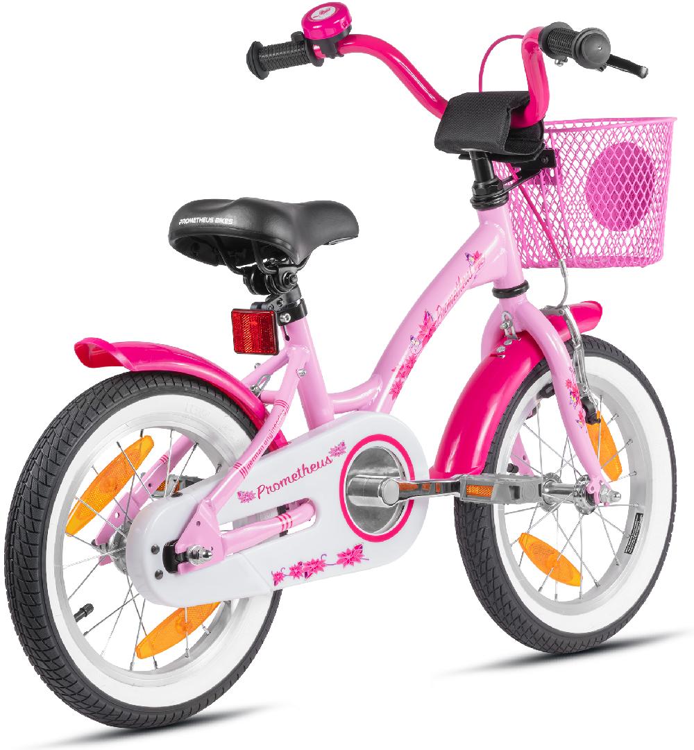 babymarkt Kinderfahrrad 14" mit Stützräder rosa-weiß Begrenztes Angebot