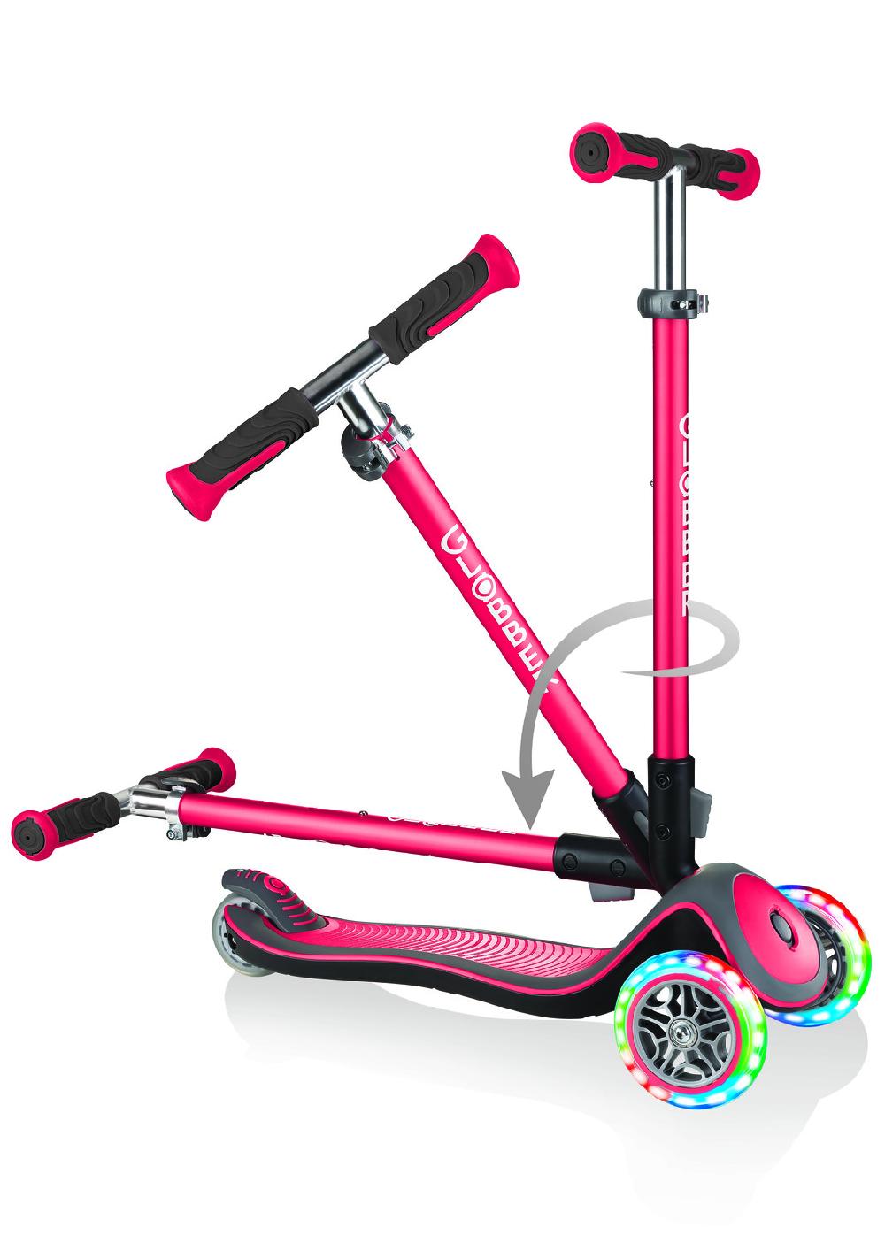 babymarkt Scooter ELITE DELUXE LIGHTS mit Leuchtrollen rot Online Shopping