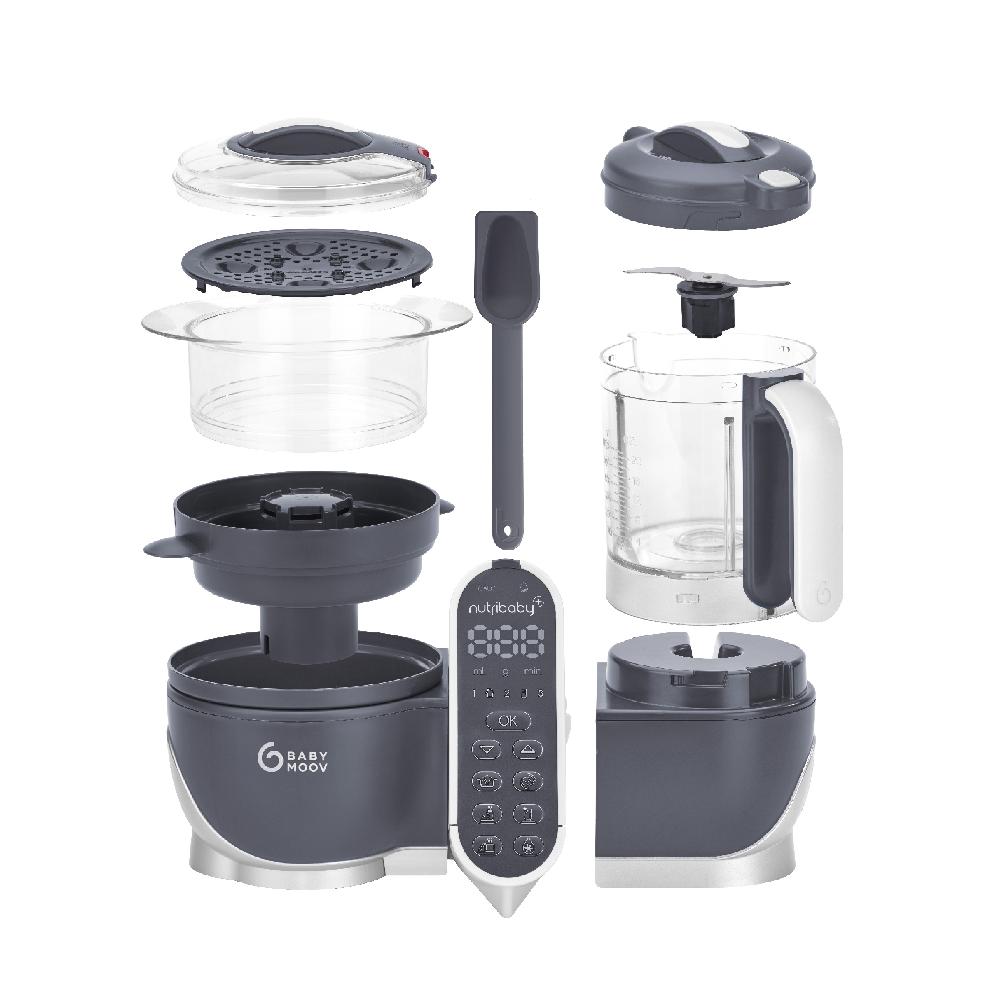 babymarkt Küchenmaschine Nutribaby plus industrial grey Vatertagsangebot