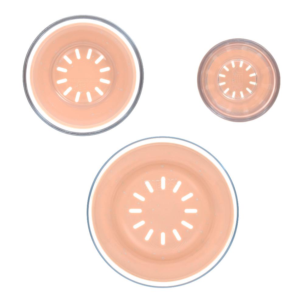 babymarkt Esslernset aus Glas und Silikon apricot Valentinstagsangebot