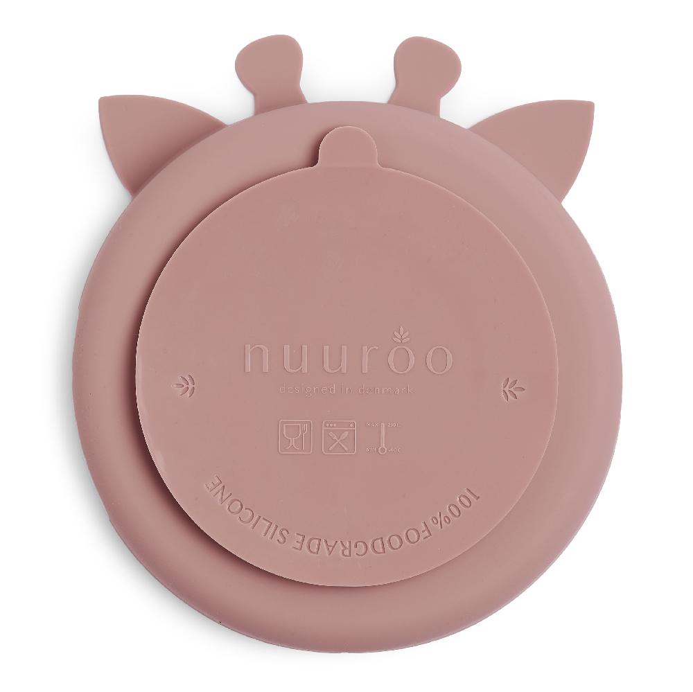 babymarkt Silikonteller mit Saugnapf Orla - Woodrose Jubiläumsangebot