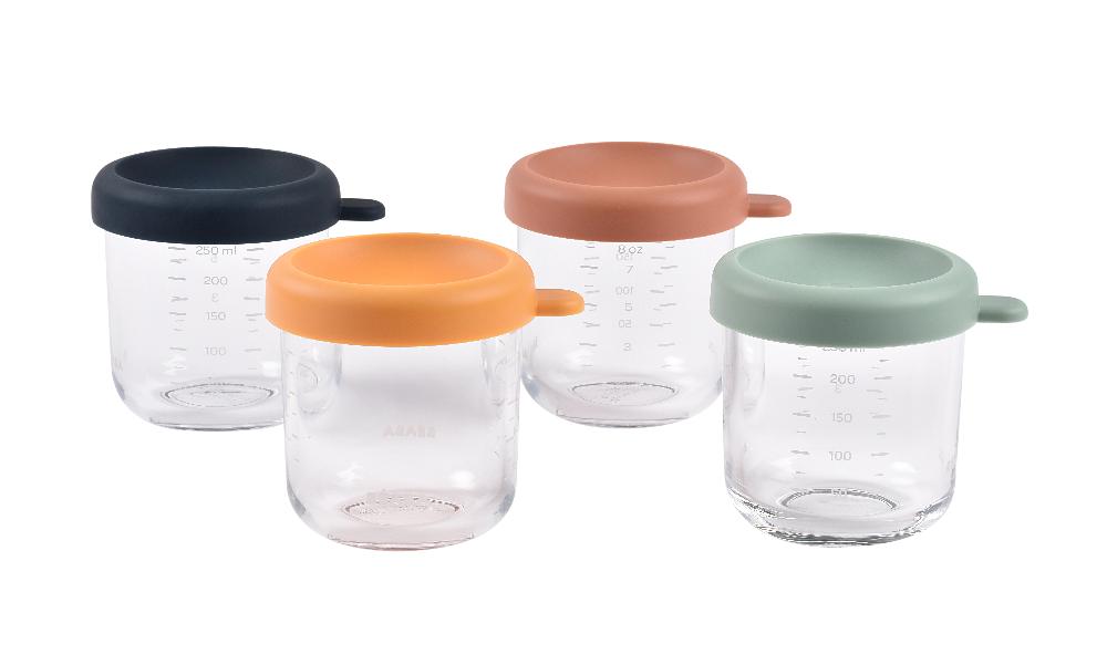 babymarkt Portionsbehälter 4er Set aus Glas sunrise Bestseller