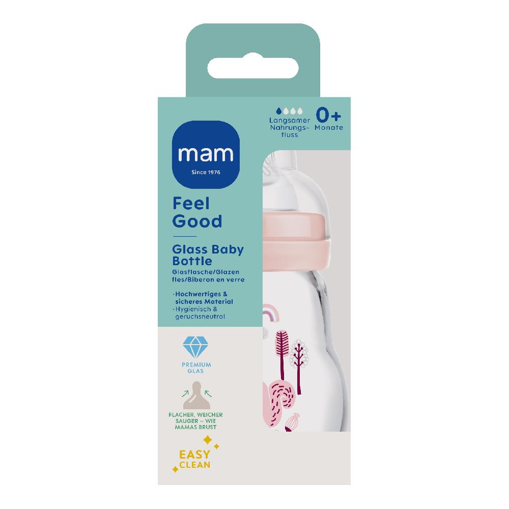 babymarkt Glasflasche Feel Good blau 170 ml ab 0 Monaten Vogel/Eichhörnchen in rosa Clearance-Verkauf