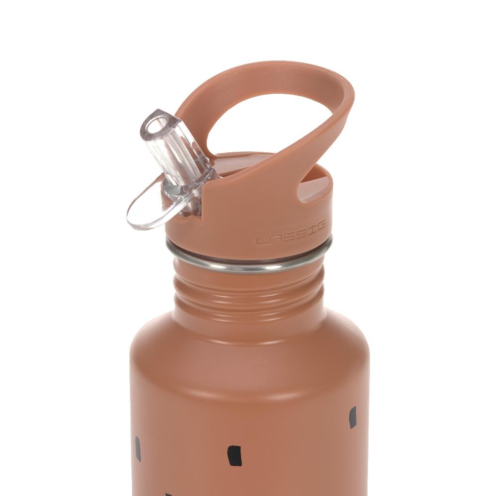 babymarkt Trinkflasche aus Edelstahl Happy Prints caramel 500 ml Fabrikladen