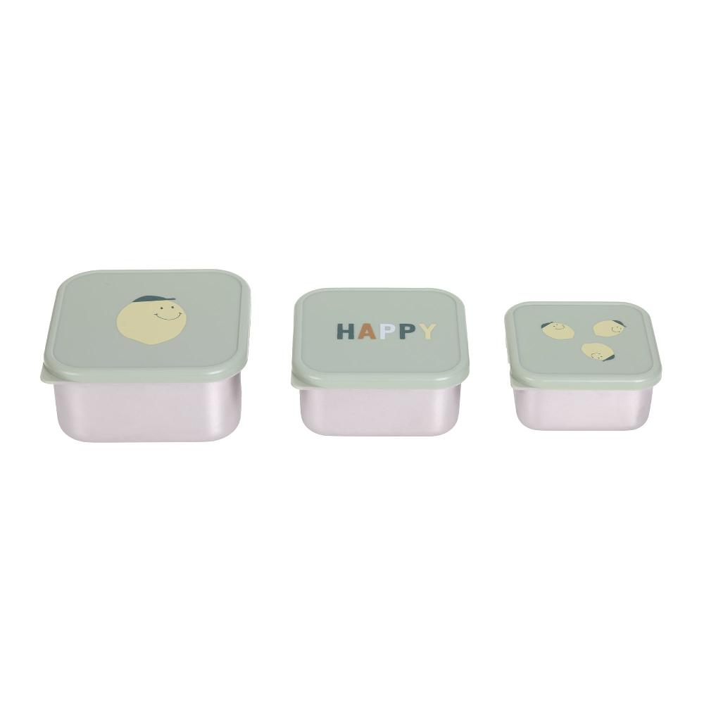 babymarkt Brotdosenset aus Edelstahl Happy Fruits Lemon Outlet