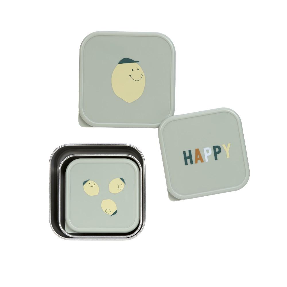 babymarkt Brotdosenset aus Edelstahl Happy Fruits Lemon Outlet