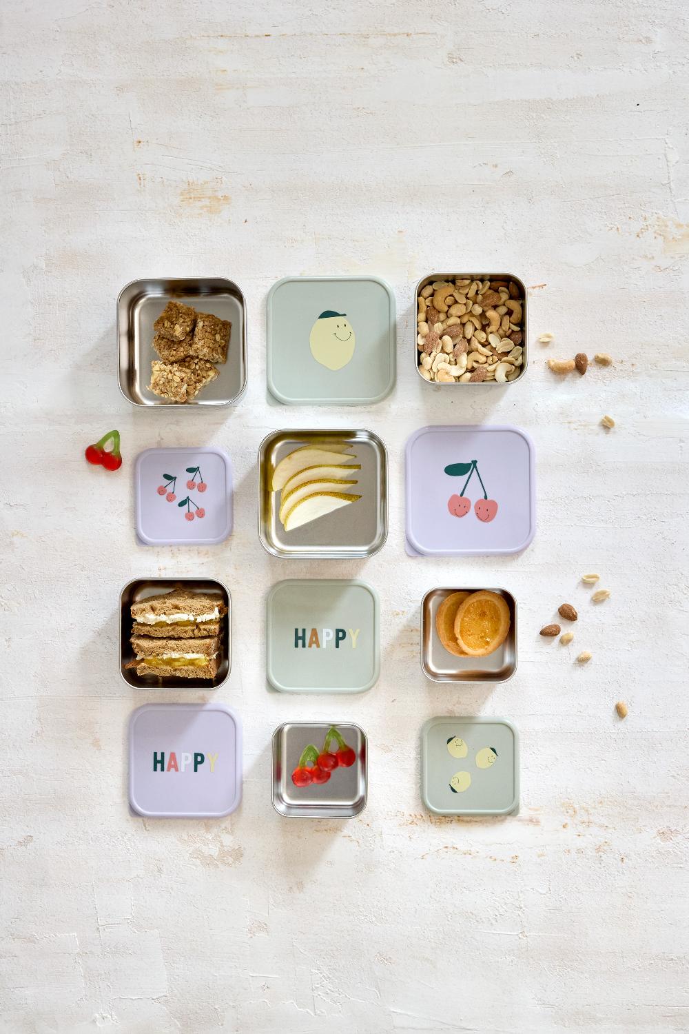 babymarkt Brotdosenset aus Edelstahl Happy Fruits Lemon Outlet