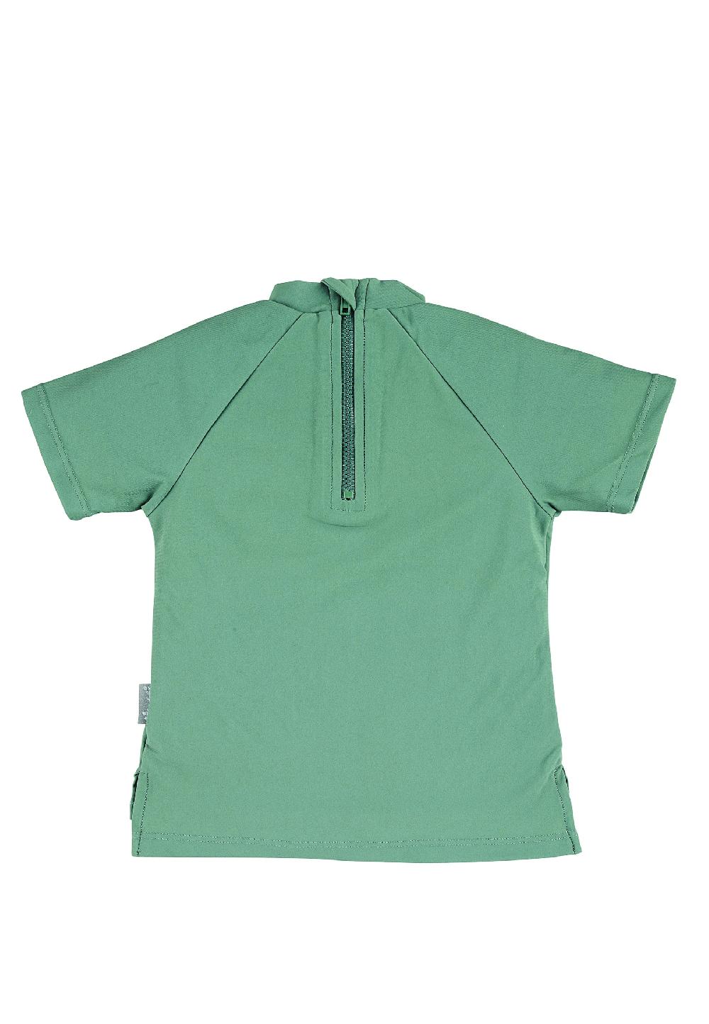 babymarkt Kurzarm-Schwimmshirt Hai dunkelgrün Auslauf