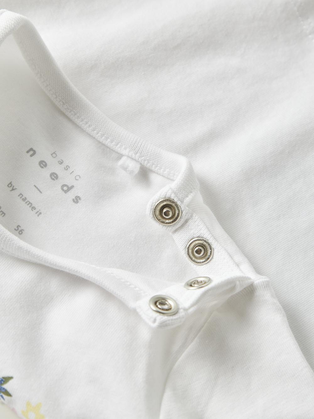 babymarkt Langarmshirt Nbfvubie Bright White Günstiger Verkauf
