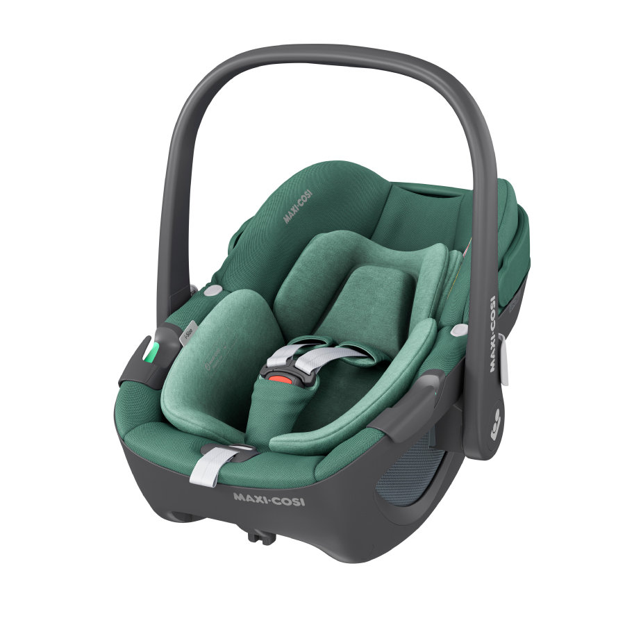 babymarkt Set Babyschale Pebble 360 Essential Green plus Basisstation FamilyFix 360 im Angebot