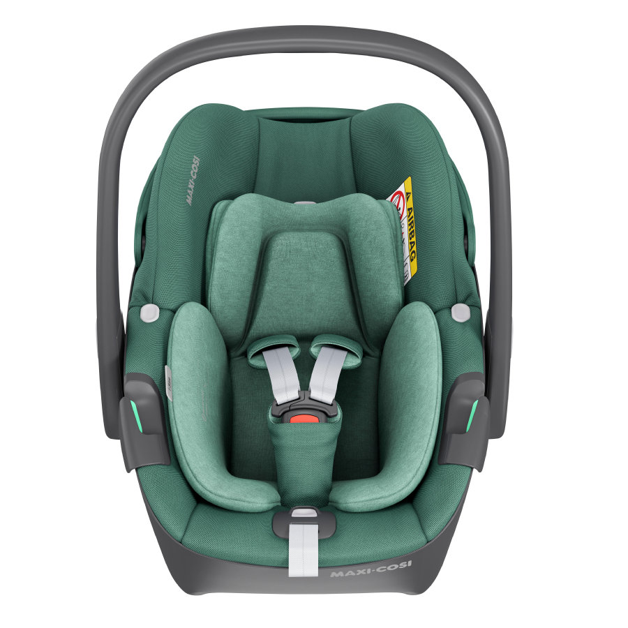 babymarkt Set Babyschale Pebble 360 Essential Green plus Basisstation FamilyFix 360 im Angebot