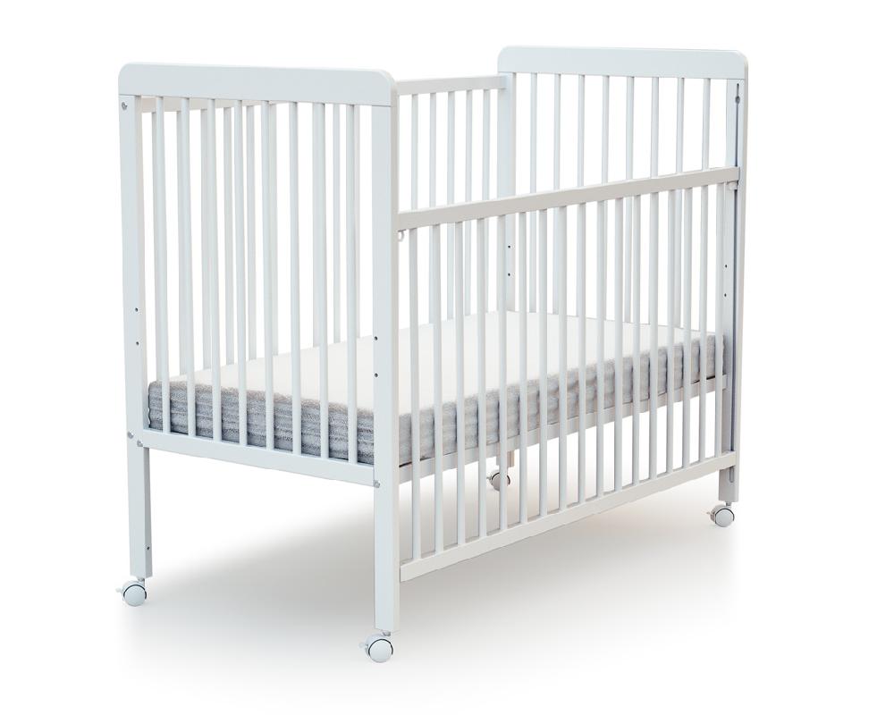 babymarkt Babybett ESSENTIAL mit Schiebegitter 60 x 120 cm weiß Fabrikverkauf