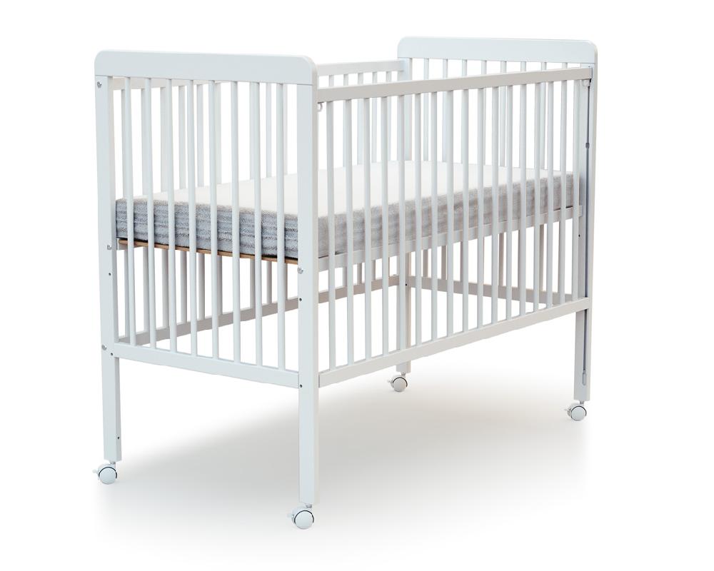 babymarkt Babybett ESSENTIAL mit Schiebegitter 60 x 120 cm weiß Fabrikverkauf