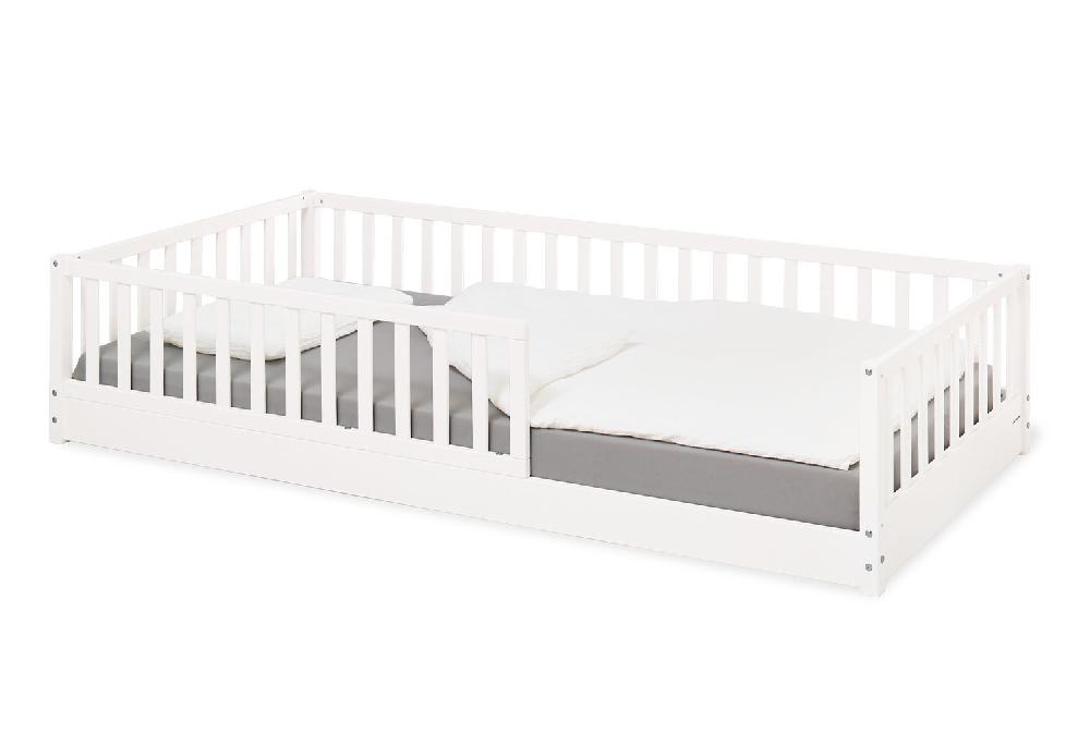 babymarkt Bodenbett Evi 90 x 200 cm weiß lackiert
