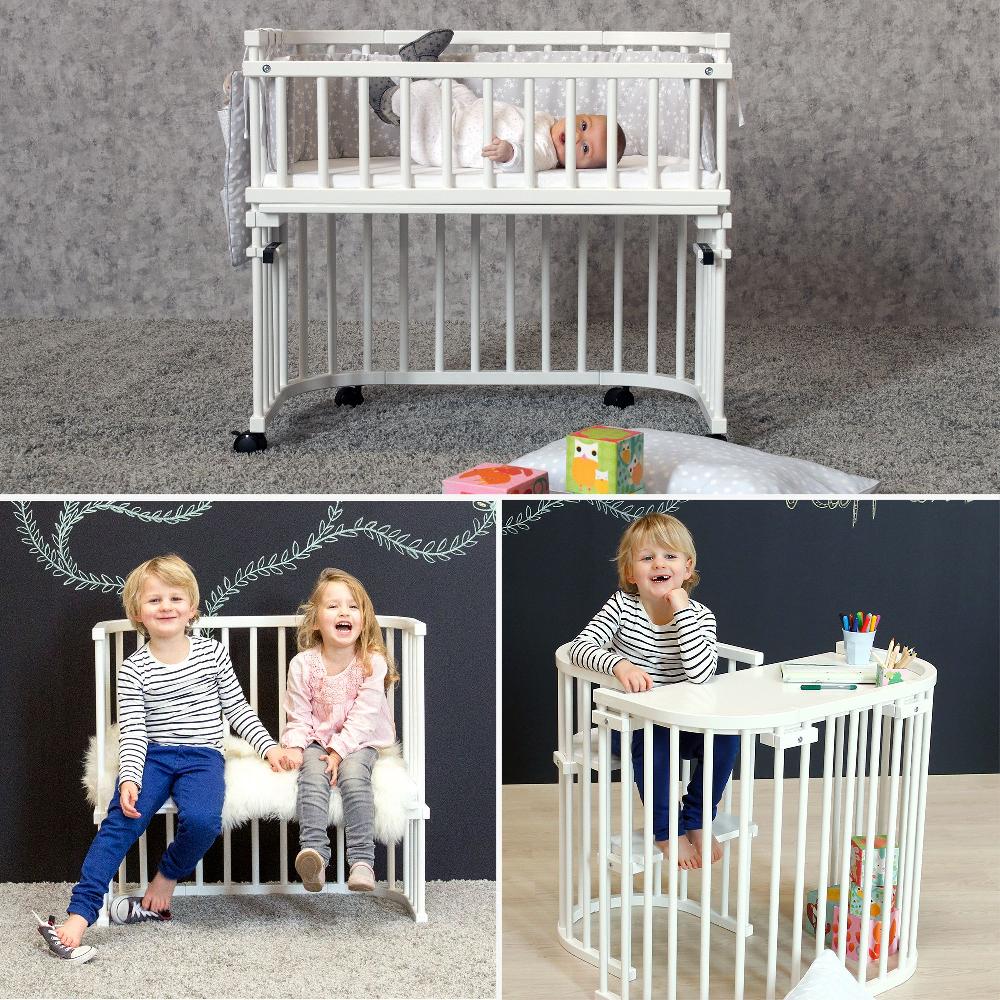 babymarkt Maxi Beistellbett Comfort Plus weiß lackiert Sonderangebote
