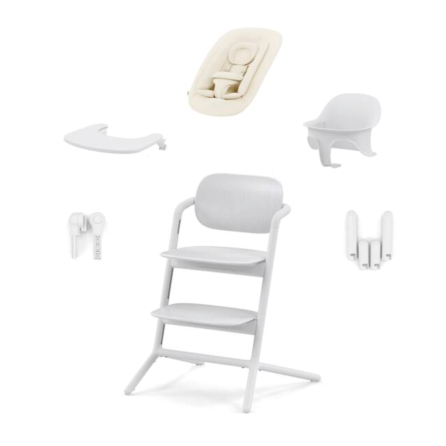 babymarkt Hochstuhl Lemo 4 in 1 Set All White Wochenangebot