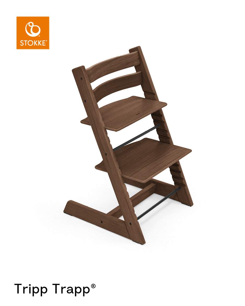 babymarkt Tripp Trapp Hochstuhl Oak Warm Brown + gratis Babyset Warm Brown Kostenlose Rückgabe