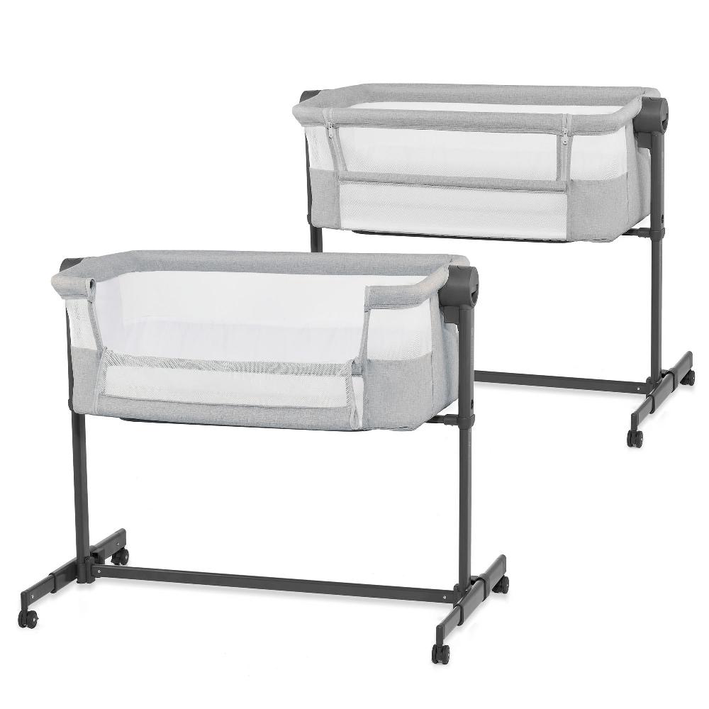 babymarkt Beistellbett NESTE UP 2 light grey
