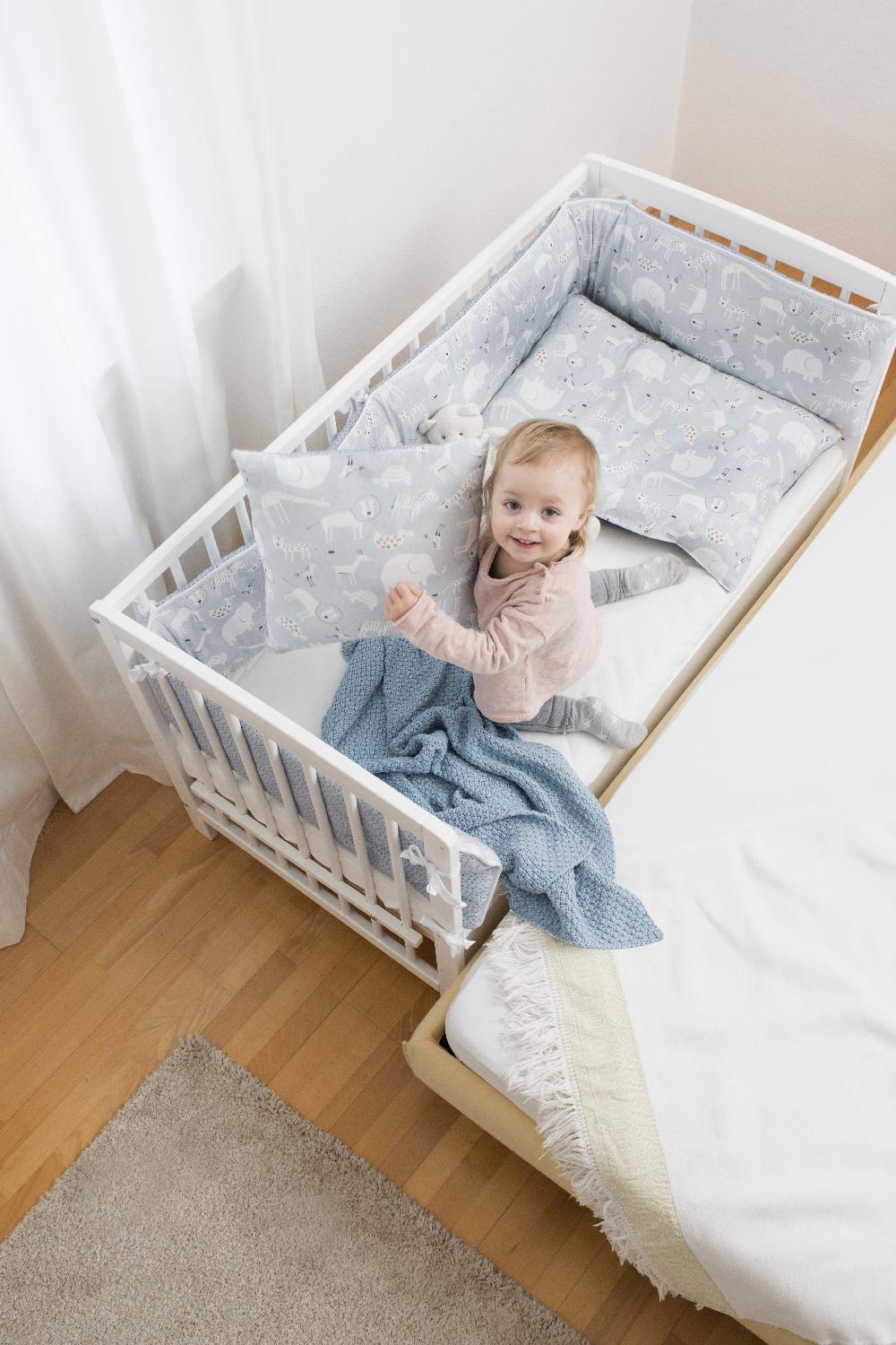 babymarkt Beistellbett Micky weiß Clearance-Verkauf