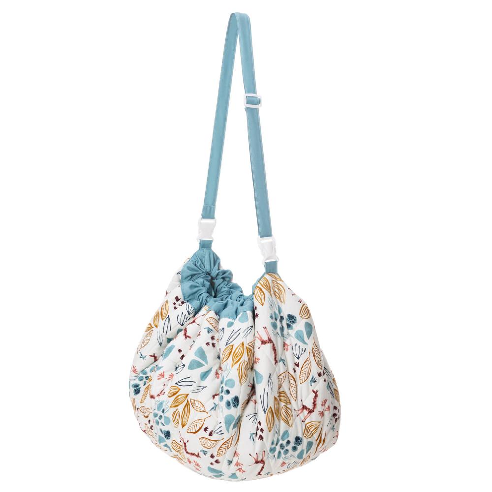 babymarkt play&go 2-in-1-Aufbewahrungstasche und Spielmatte Moulin Roty baobab blue ⌀120 cm
