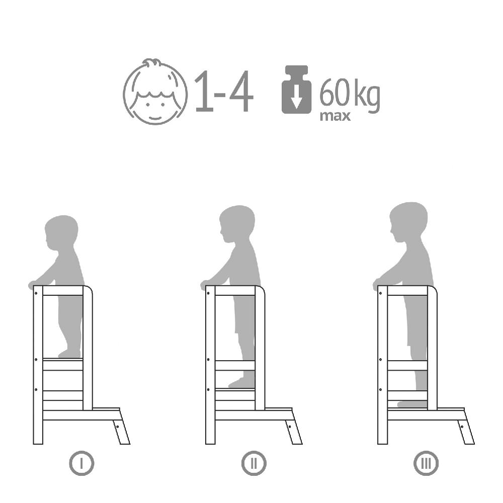 babymarkt Kids Lernturm Step grau Online