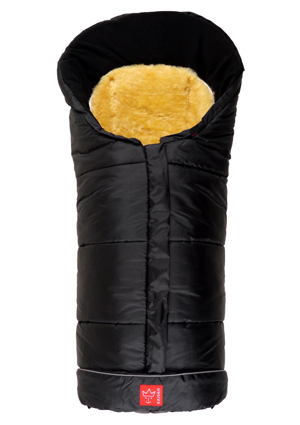babymarkt Fußsack SHEEPY mit Lammfelleinlage schwarz