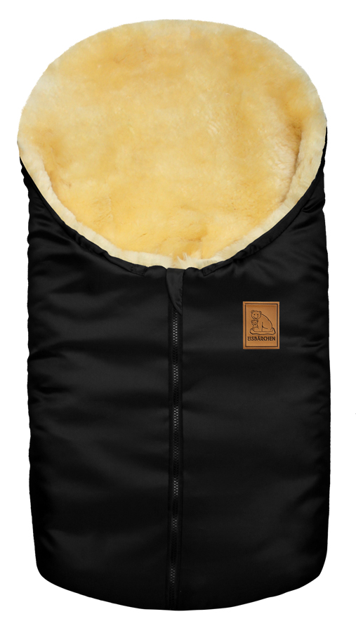 babymarkt Kleiner Lammfellfußsack Eisbärchen schwarz Meist gekauft