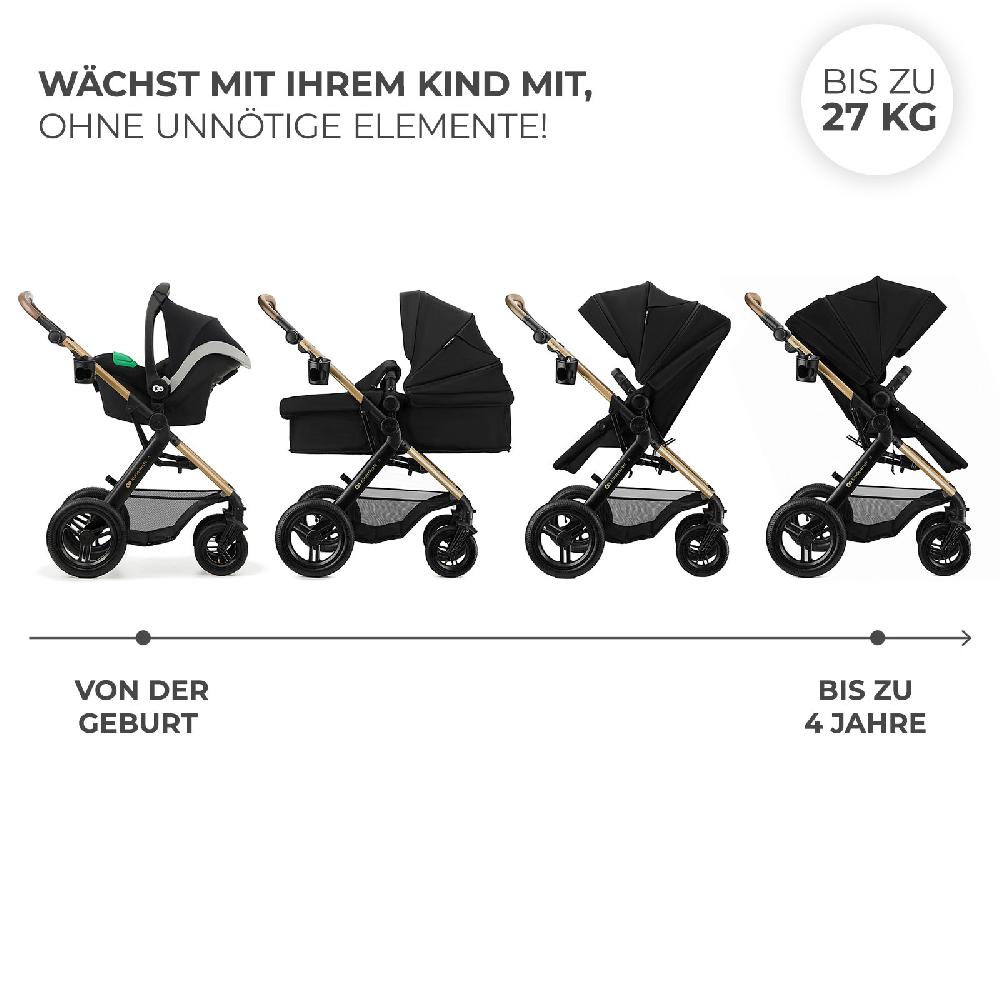 babymarkt Kombikinderwagen MOOV2 XL Pure Black Neueste Mode