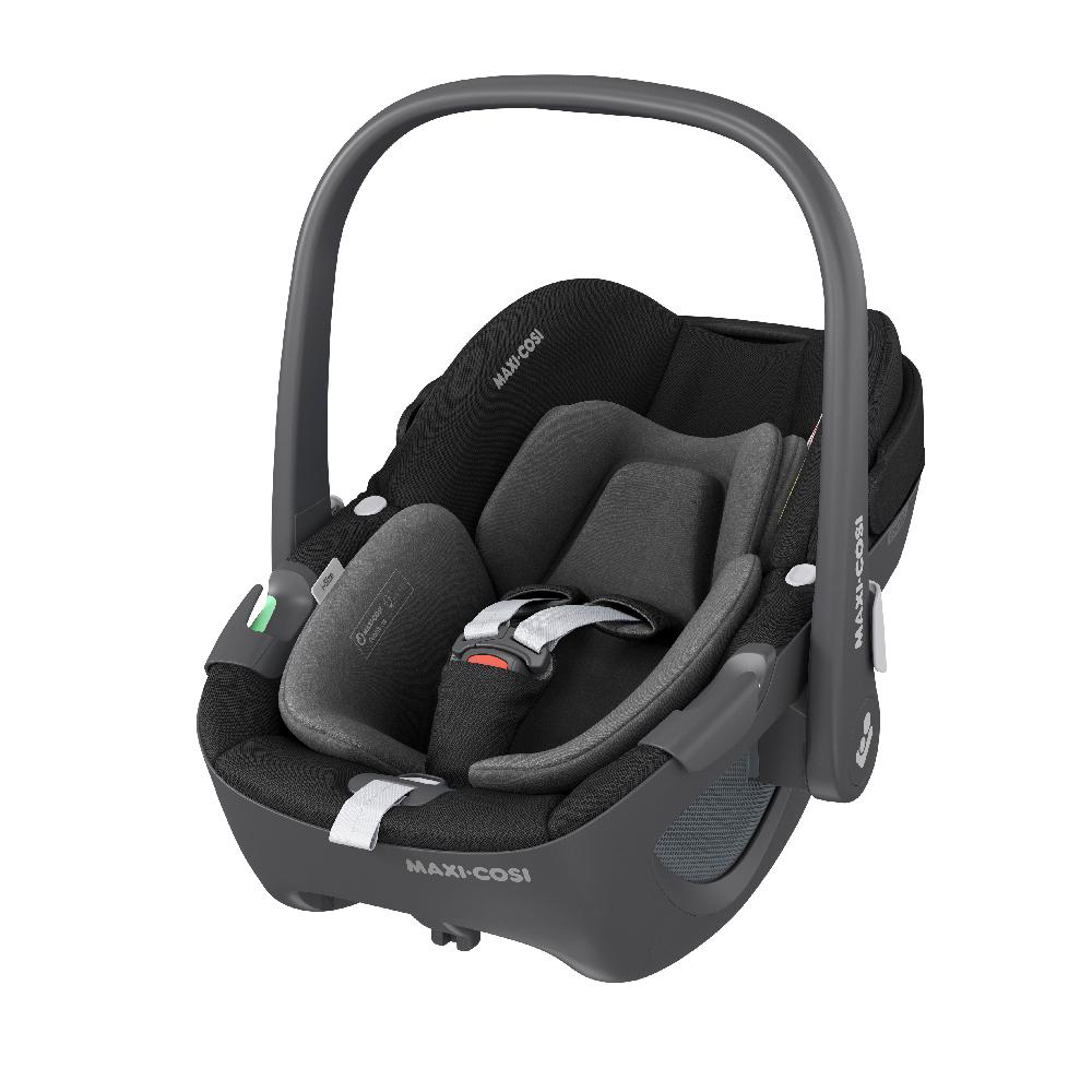 babymarkt 3in1 Kinderwagen Set Fox Cub Midnight Black inklusive MAXI COSI Babyschale Pebble 360 Essential Black Räumungsverkauf