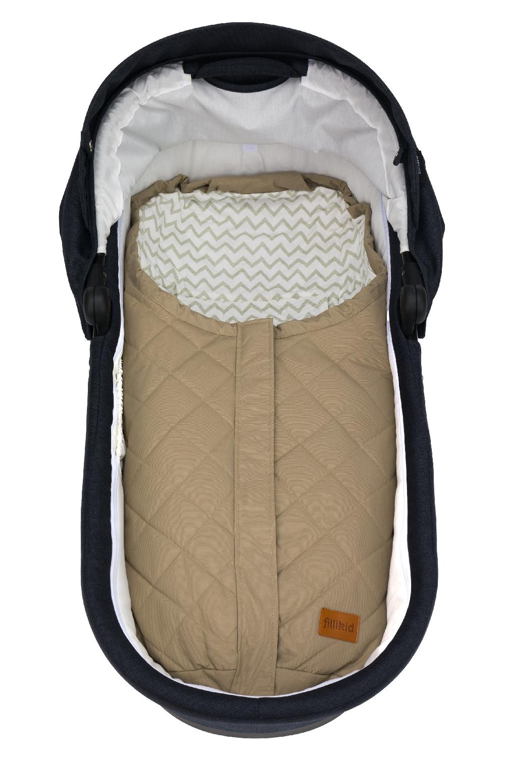 babymarkt Sommerfußsack Light Small Gr. 0 80x40 cm taupe Tiefpreis