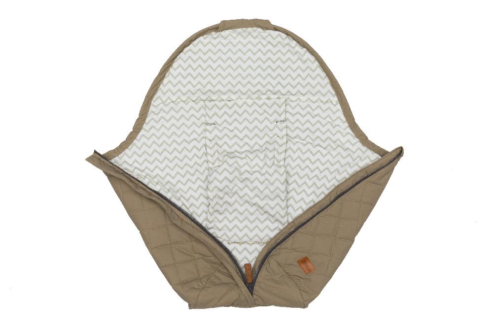 babymarkt Sommerfußsack Light Small Gr. 0 80x40 cm taupe Tiefpreis