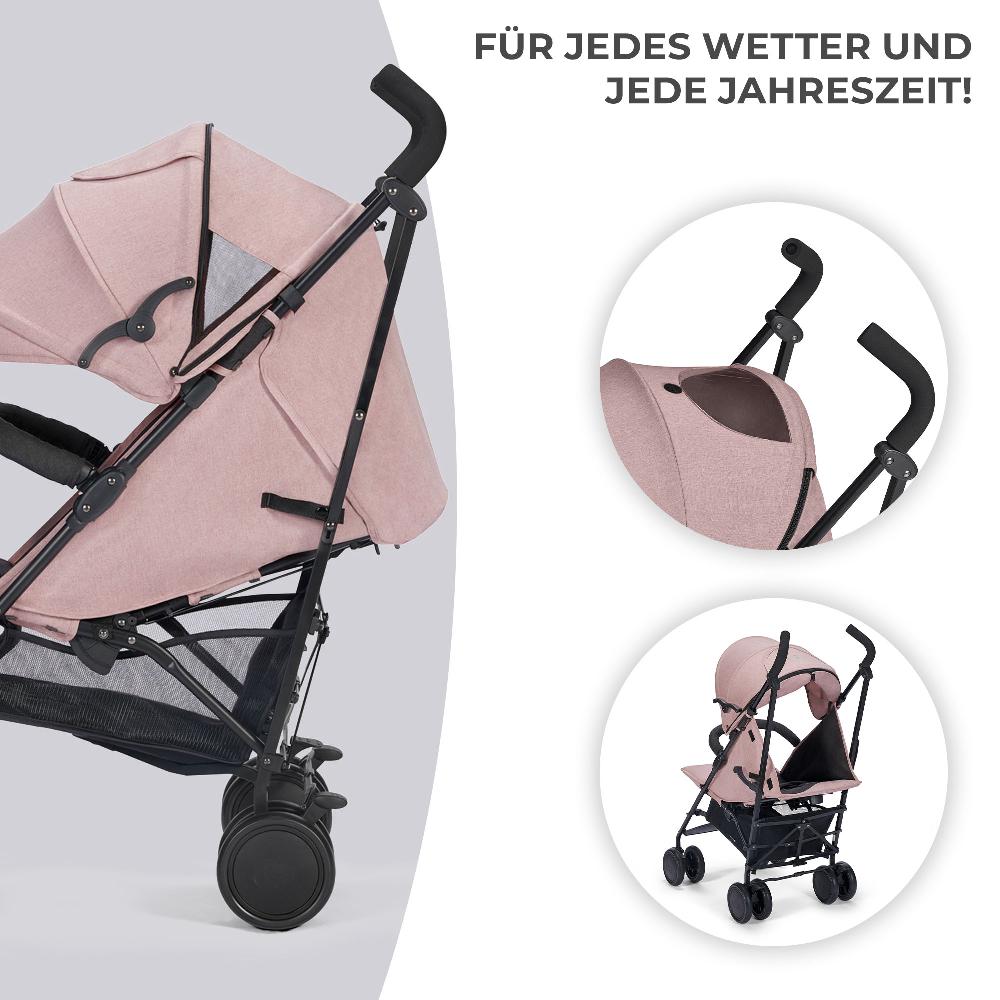 babymarkt Buggy SIESTA Rosa Kostenlose Rückgabe
