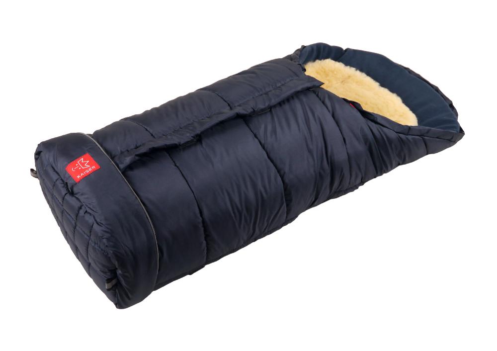babymarkt Fußsack SHEEPY mit Lammfelleinlage marine Sonderangebot der Fabrik