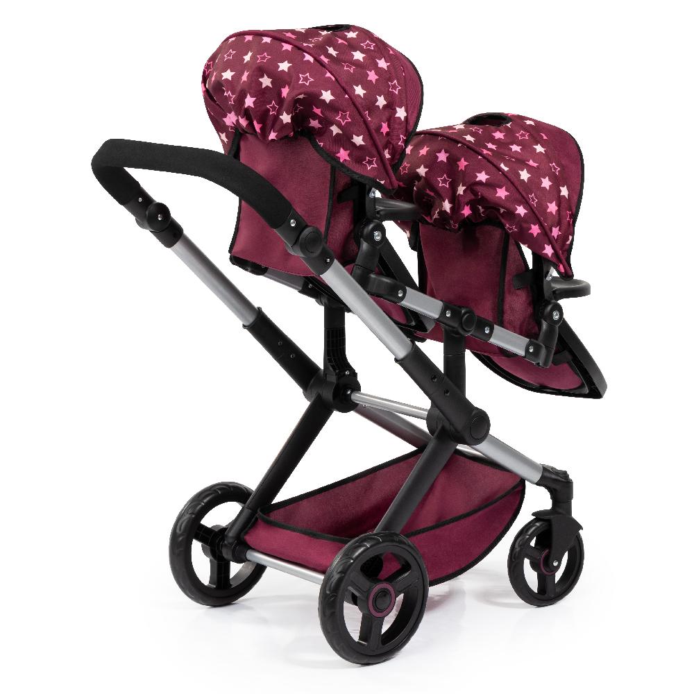 babymarkt Design Zwillings-Puppenwagen Xeo Twin mit Einhorn Begrenzt auf 3 Tage
