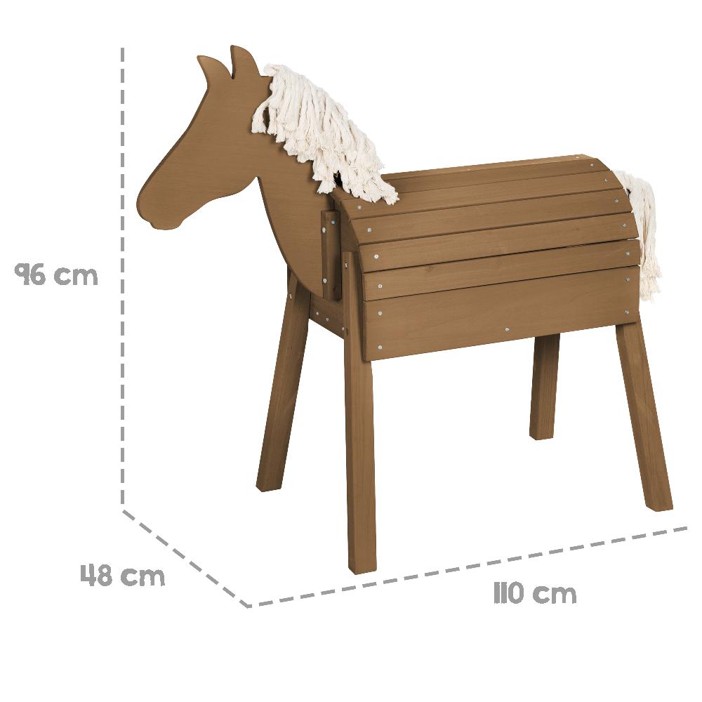 babymarkt Holzpferd Outdoor teakholz Im Verkauf