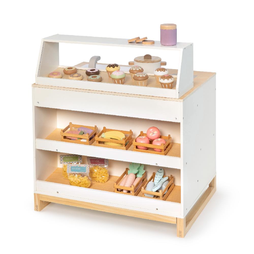 babymarkt Spielküche & Shop Prunus weiß/natur Rabatte dieses Monats