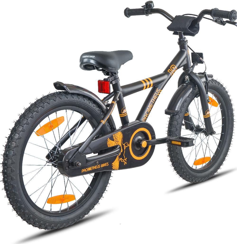 babymarkt Kinderfahrrad 18" schwarz matt-orange Schlussverkauf
