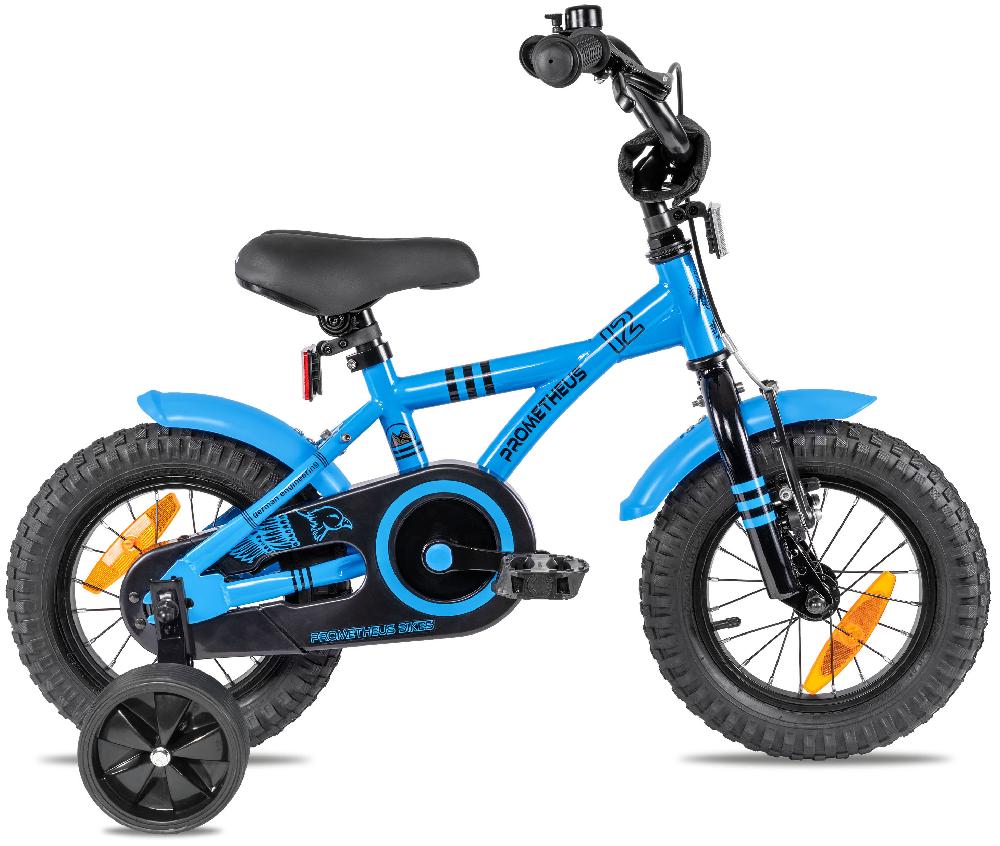 babymarkt Kinderfahrrad 12" mit Stützräder blau-schwarz Weihnachtsangebot