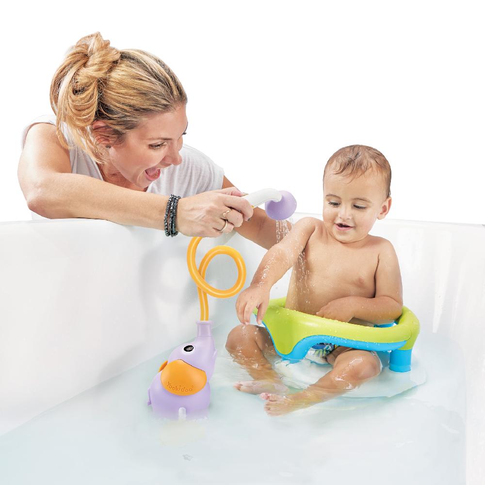 babymarkt Babydusche Elefant lila Top Angebot