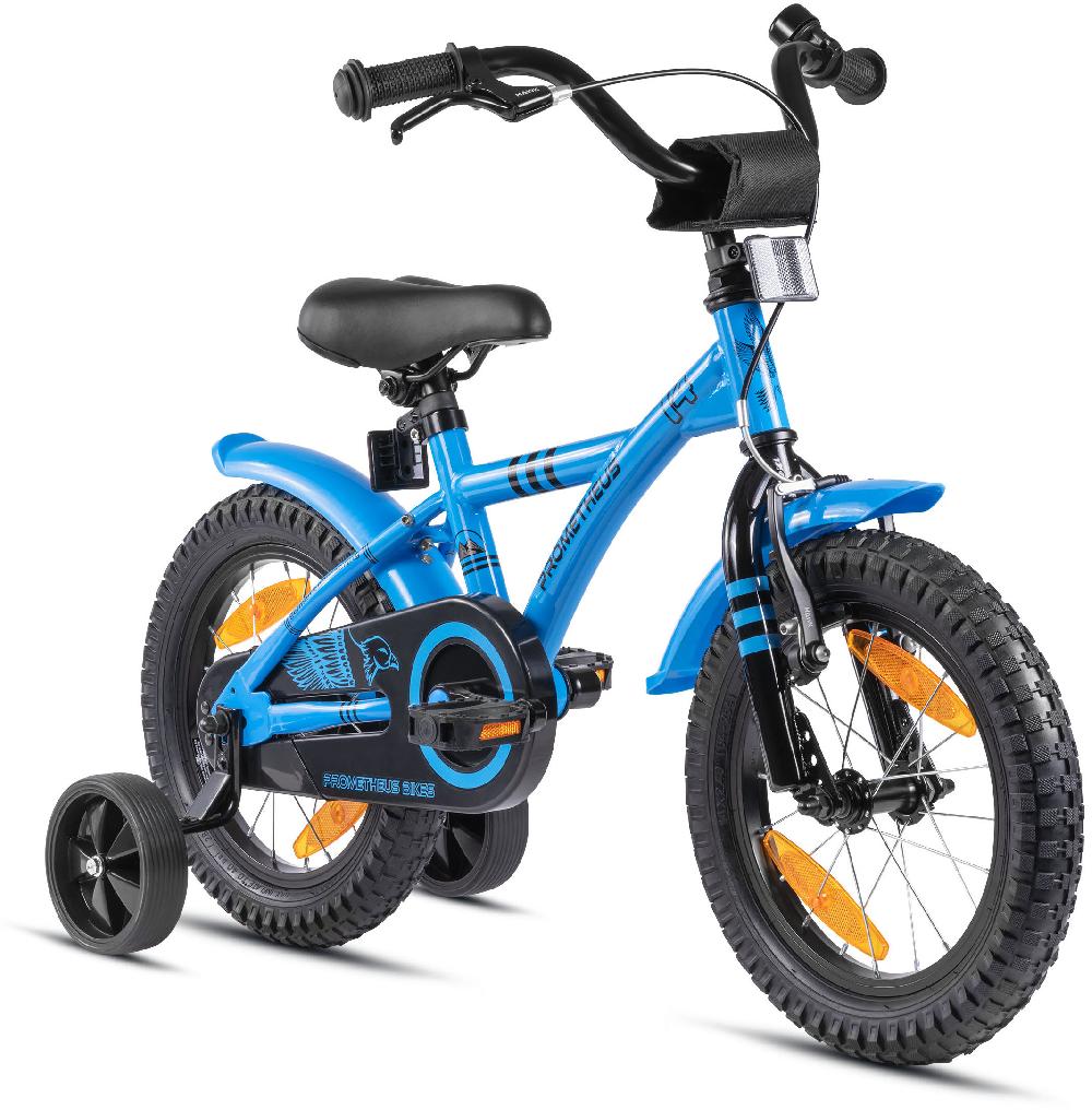 babymarkt Kinderfahrrad 14" mit Stützräder blau-schwarz Neueste Mode