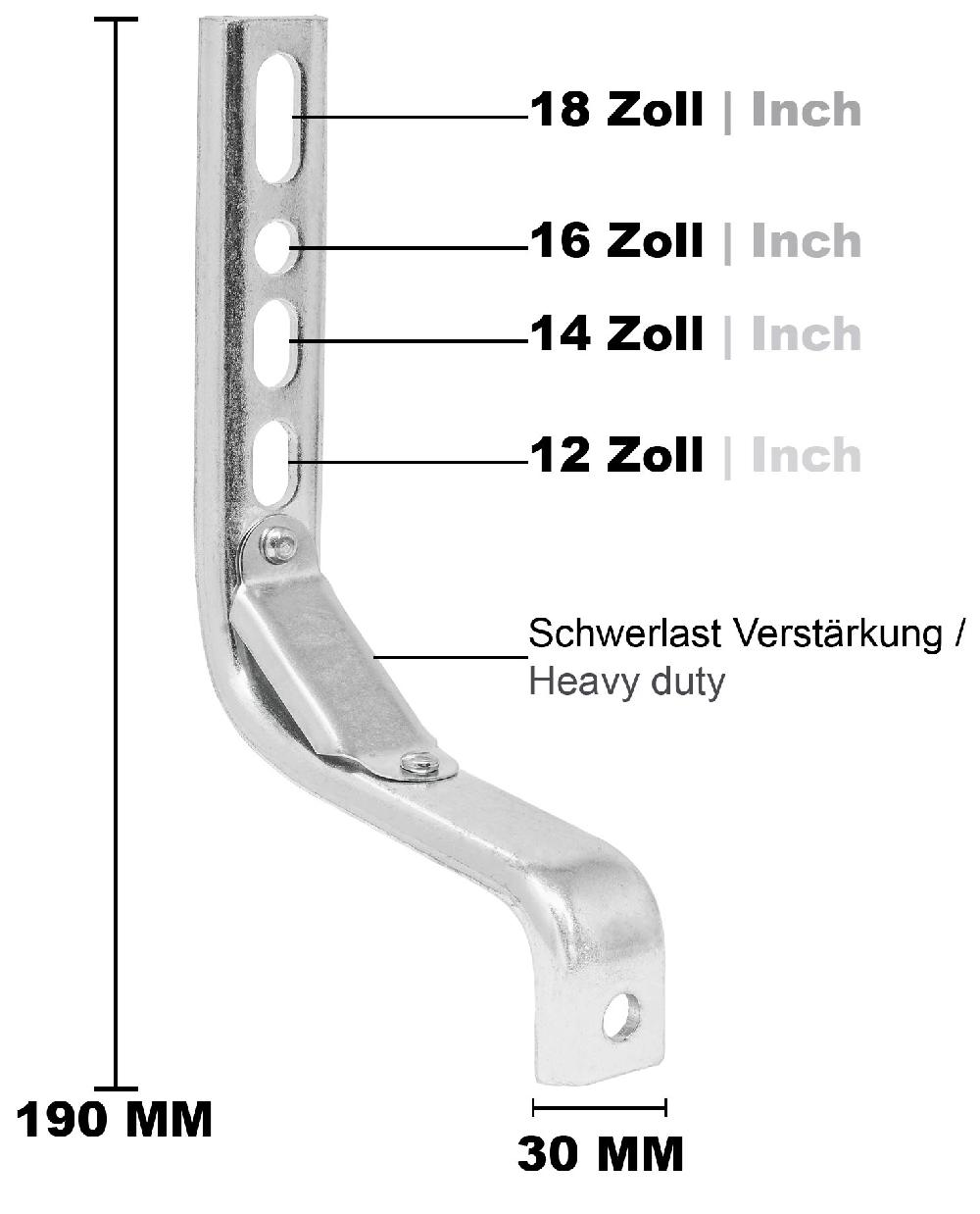 babymarkt Sützräder Universell für 12" bis 18" schwarz Tägliche Deals