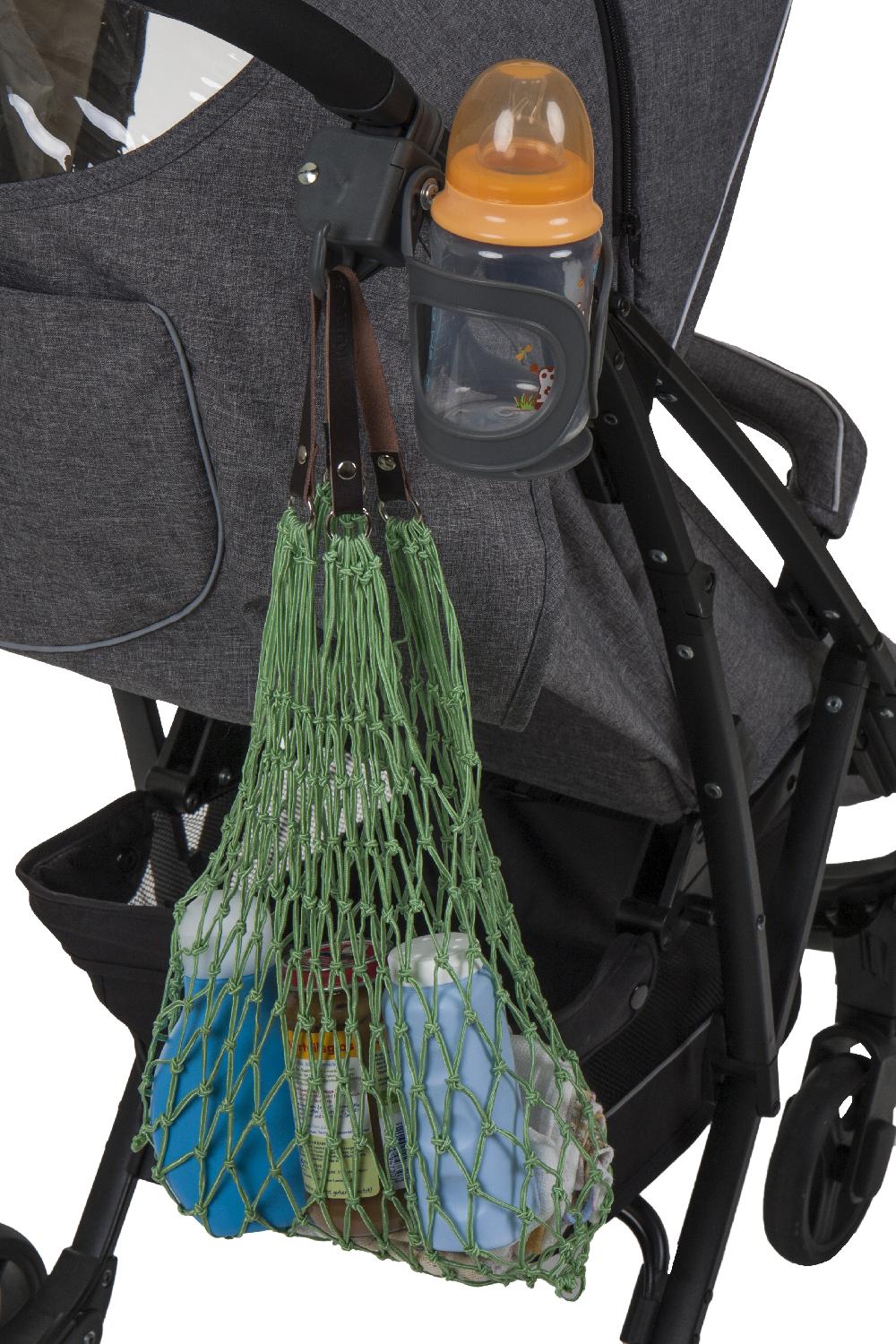 babymarkt Flaschenhalter mit Taschenhalter grau Bis zu 50% Rabatt