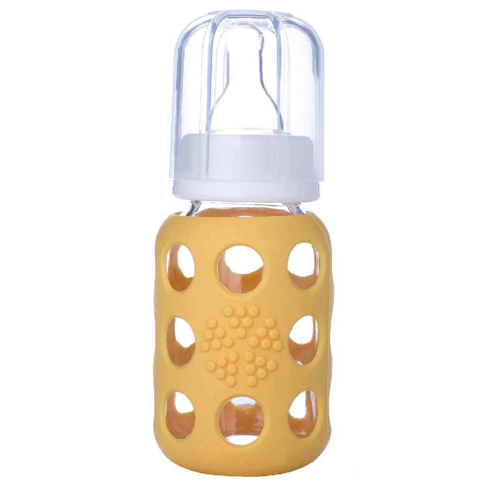 babymarkt Babyflasche aus Glas in yellow 120 ml Nur noch ein Tag übrig