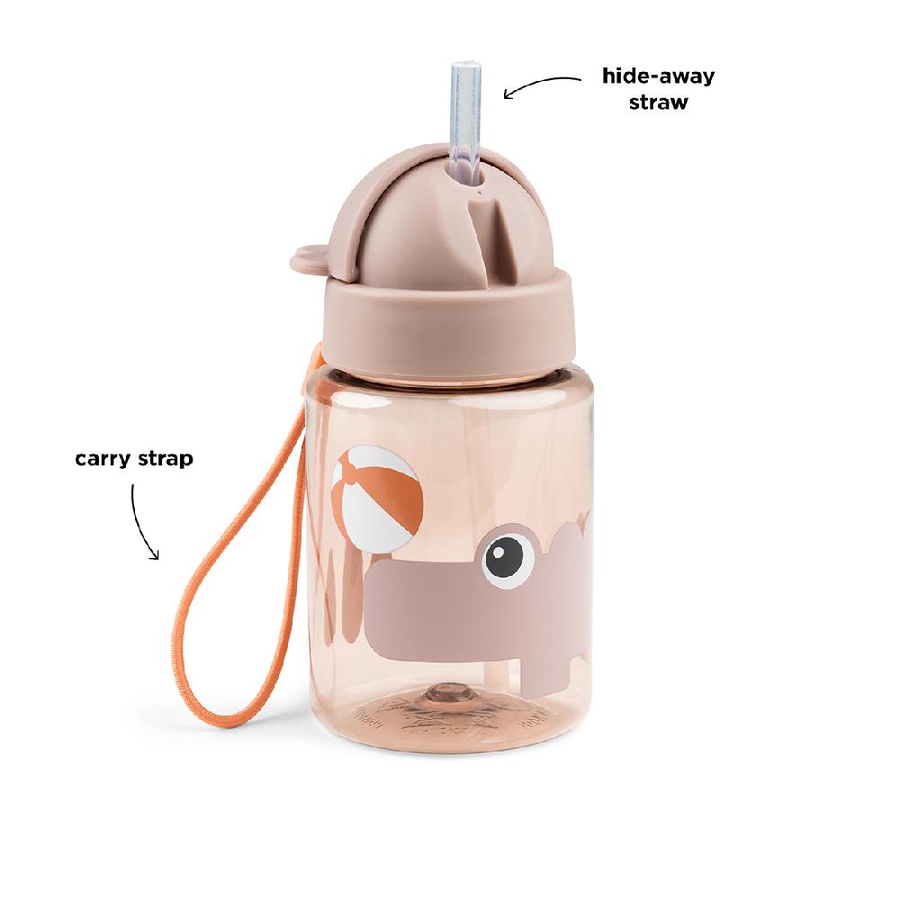 babymarkt Trinkflasche mit Strohhalm Playground rosa Kostenloser Versand